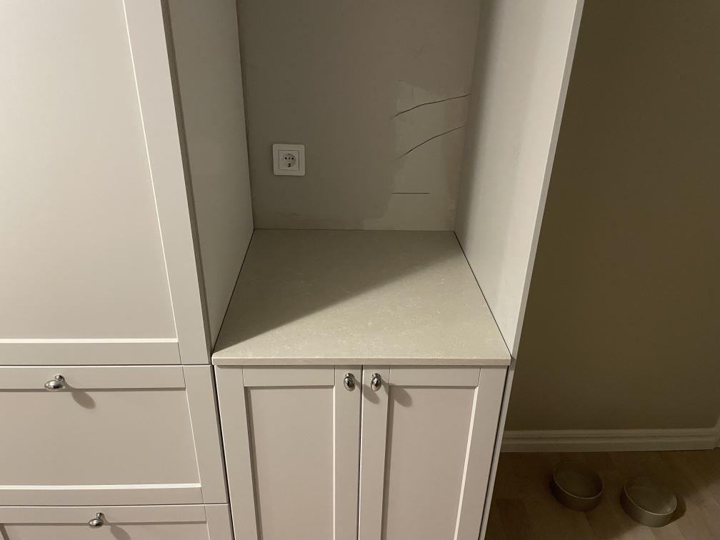 Noble Ivory White i Skultuna, montering 30 nov 2025, bild 3